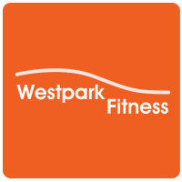 westpark fitness logo on orange background