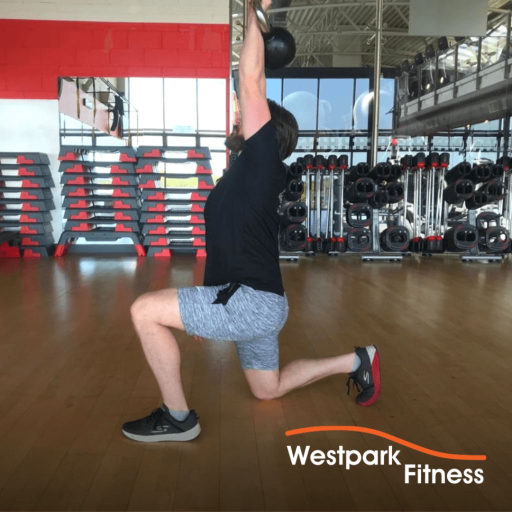 turkish getup exercise at westpark fitness