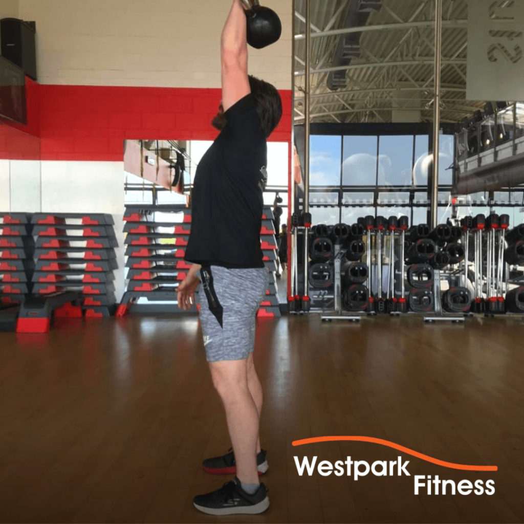 turkish getup exercise at westpark fitness