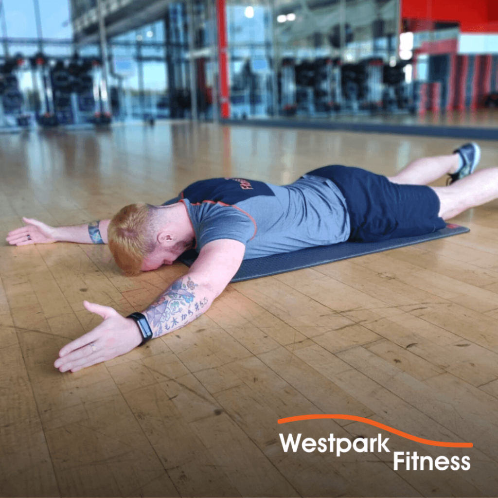 floor y raise exercise of the week at westpark fitness