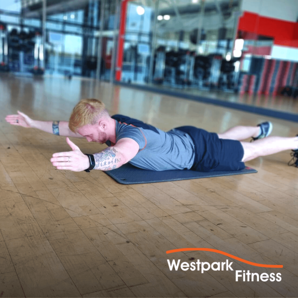 floor y raise exercise of the week at westpark fitness