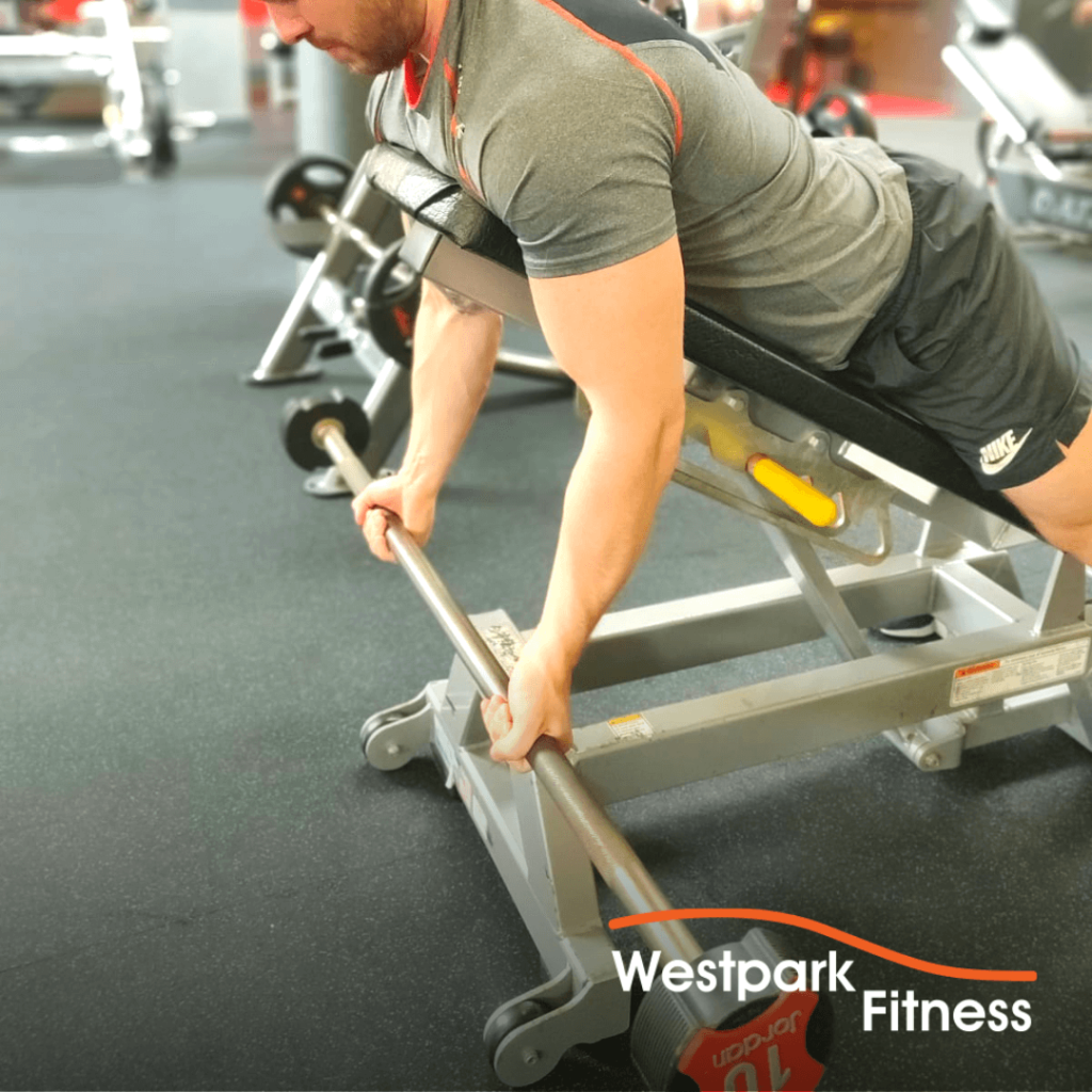 spider curl exercise of the week at westpark fitness