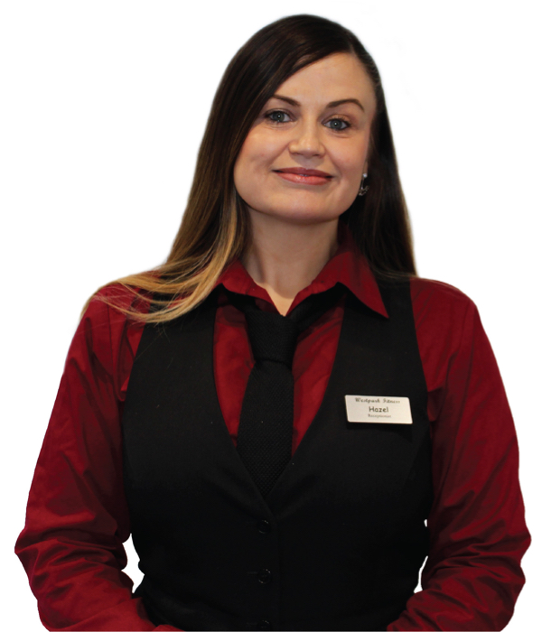 westpark fitness receptionist team hazel