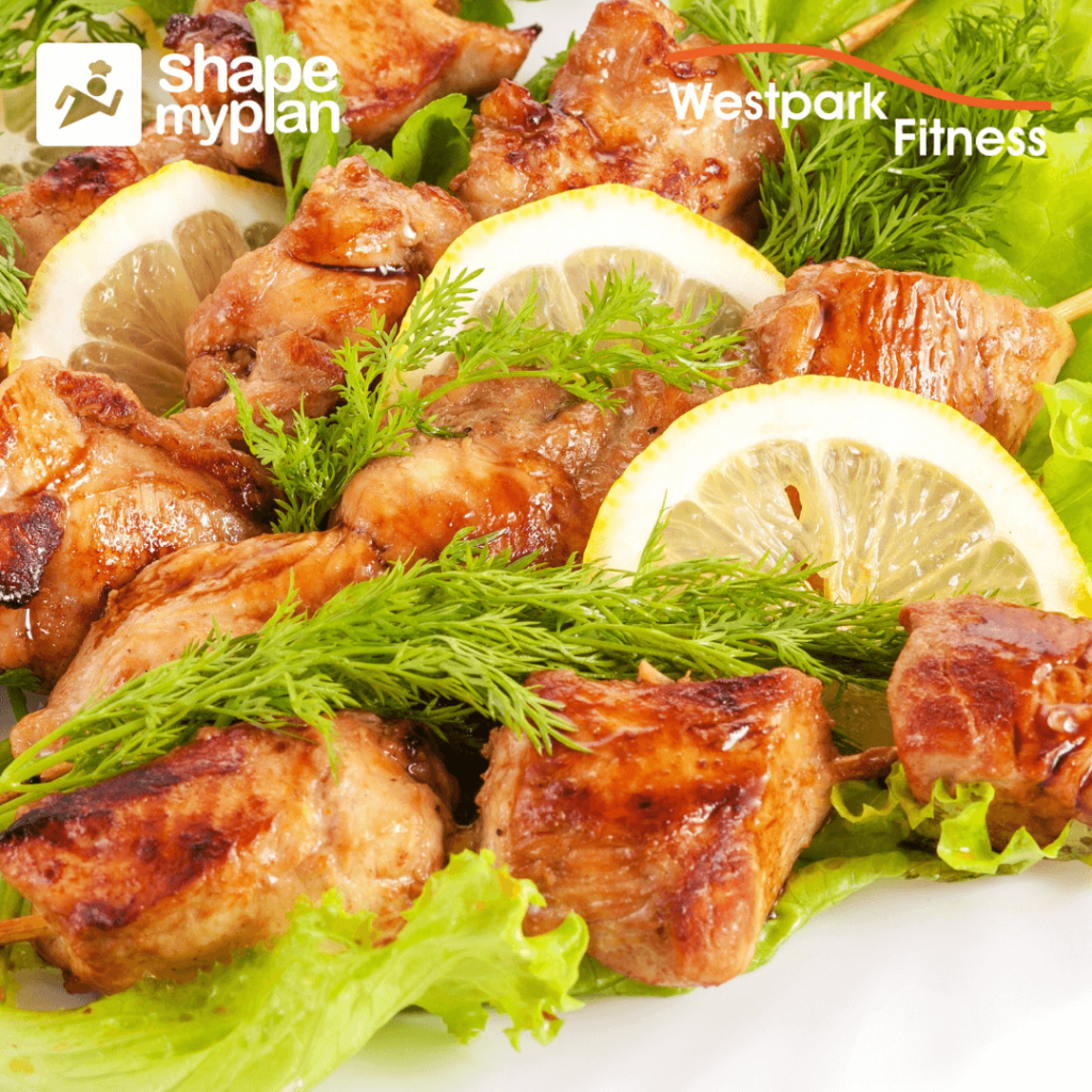lemon chicken skewers recipe of the week at westpark fitness