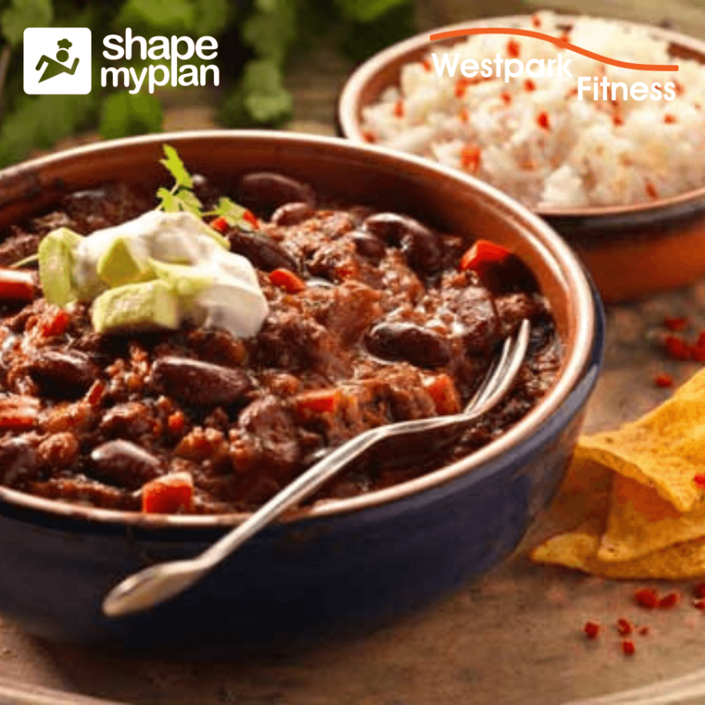 chilli con carne recipe of the week at westpark fitness