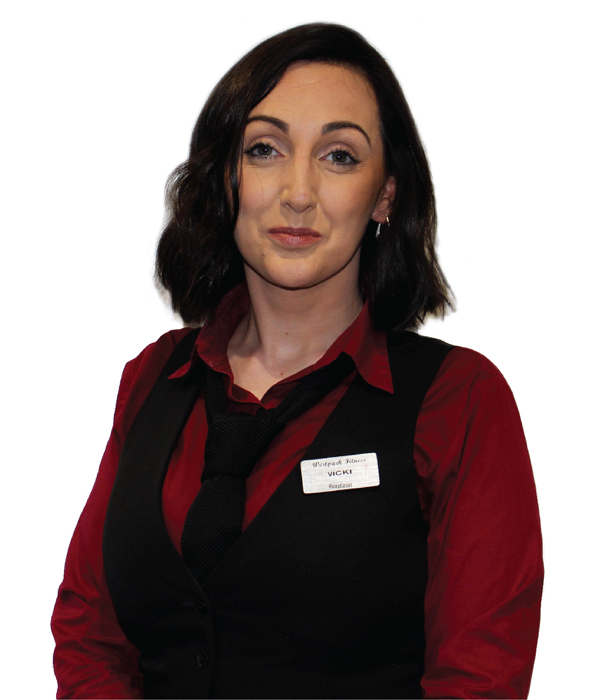 westpark fitness receptionist team vicki