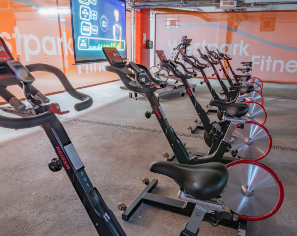 spinning bikes at westpark fitness