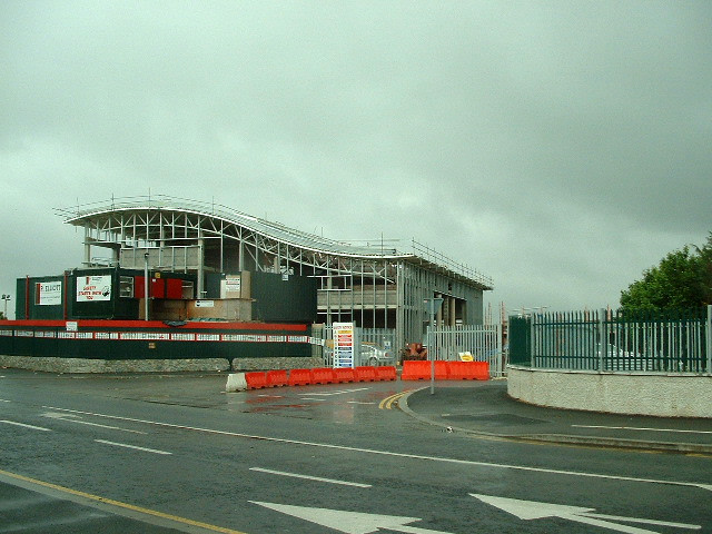 westpark fitness building being constructed