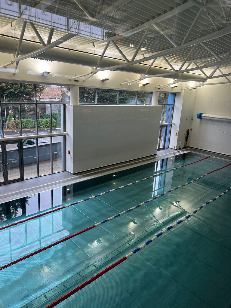 overhead picture of westpark fitness swimming pool